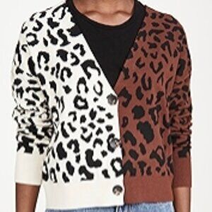 525 Mixed Leopard Cardigan